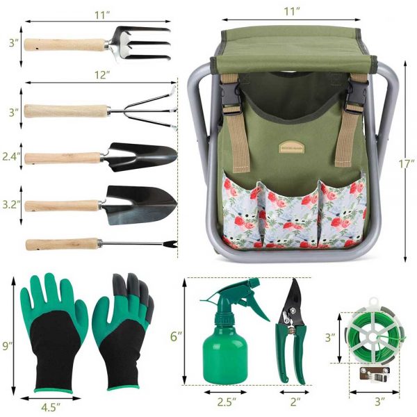 Good gain tool set w/stool - image 2