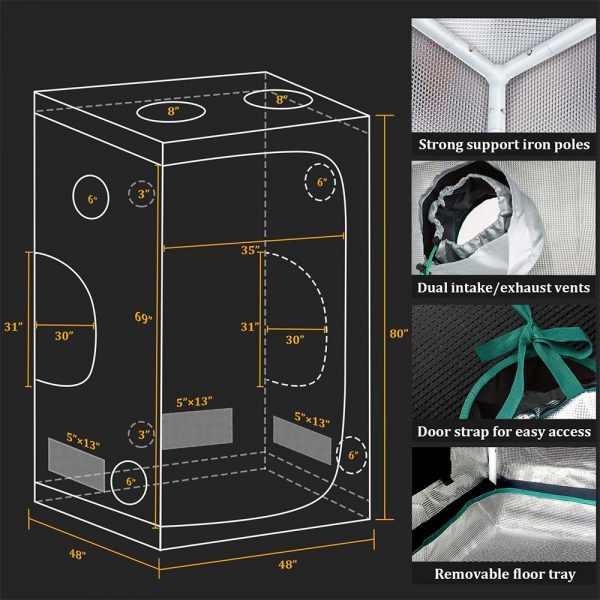 Mars hydro 4x4 tent kit - image 4