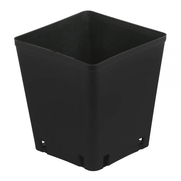 321potsquare 2 - 3. 5" square deep pot w/tag slot