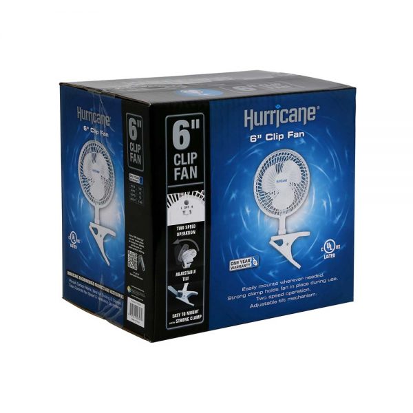 6'' hurricane clip on fan