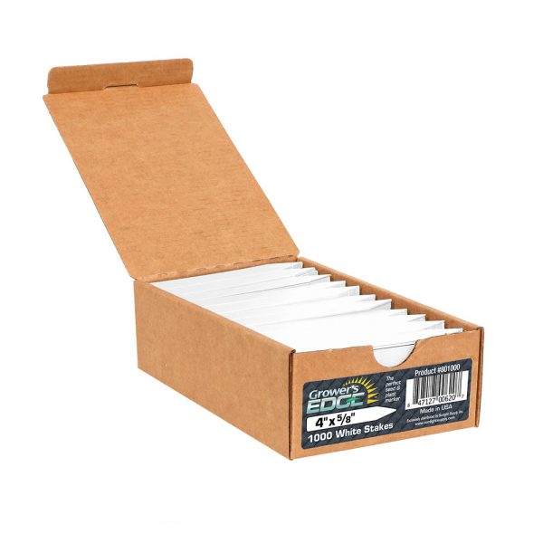 Plantstake-label white