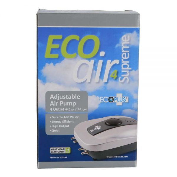 Ecoair41 - ecoplus airpump4-outlet640l/h