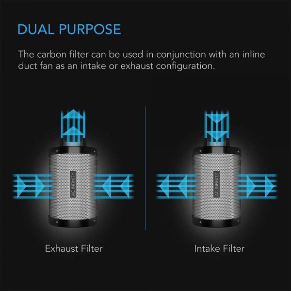 571acinfinity10infilter4 - ac infinity 4" carbon filter