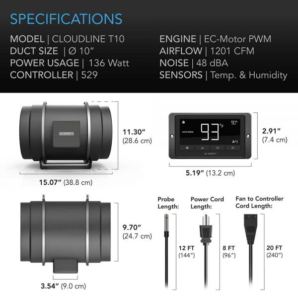 Ac infinity cloudline t10 - image 5