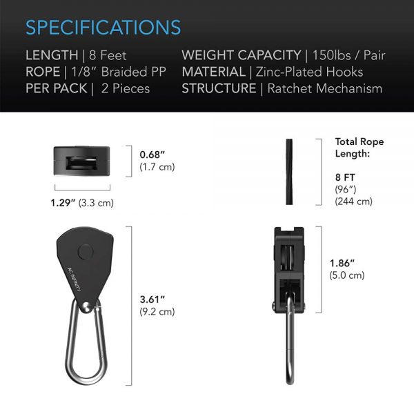 Ac infinity ratchet hooks - image 4