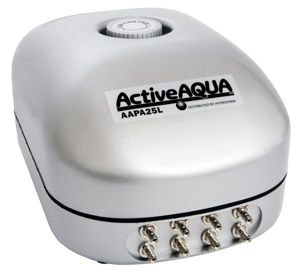Aapa25l 1 - active aqua air pump, 8 outlets, 12w, 25 l/min