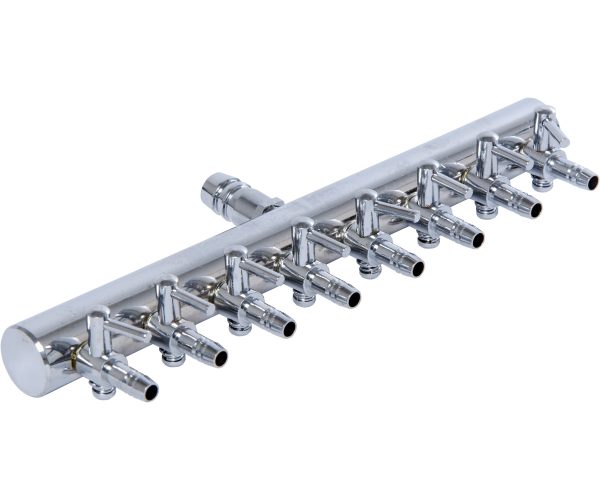 Active aqua 8-outlet metal air manifold