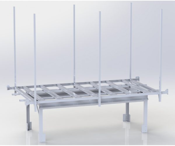 Active aqua rolling bench trellis support kit