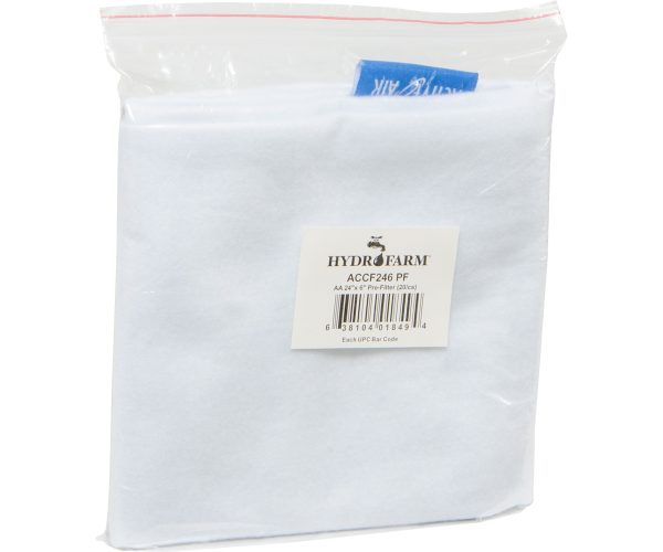 Active air pre-filter for accf246, 6" x 24"