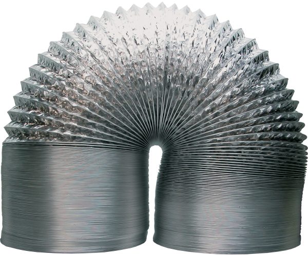 Non-insulated air duct, 10" - 25'