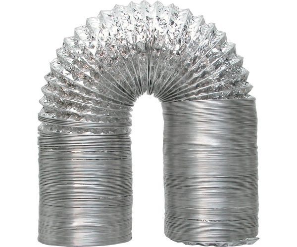 Acdc425 1 - non-insulated air duct, 4" - 25'