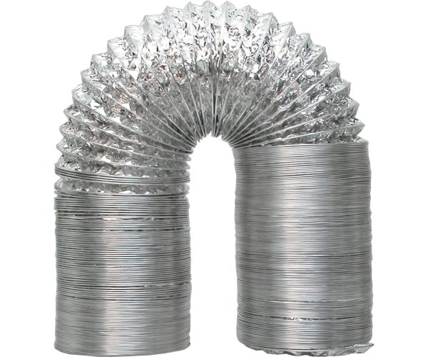 Non-insulated air duct, 4" - 25'