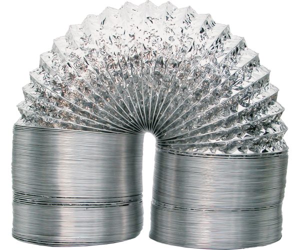 Non-insulated air duct, 6" - 25'