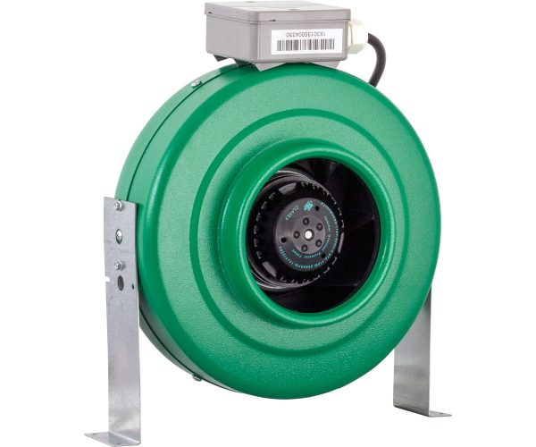 Acdf6 1 - active air 6" inline duct fan, 400 cfm