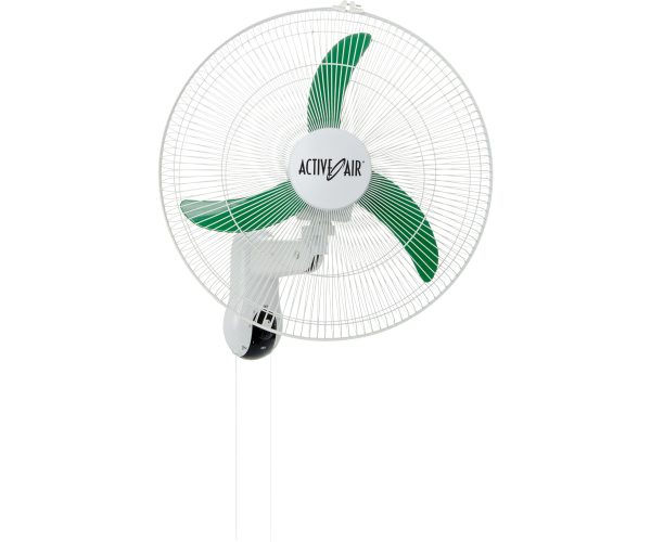 Active air 18" oscillating wall mount fan