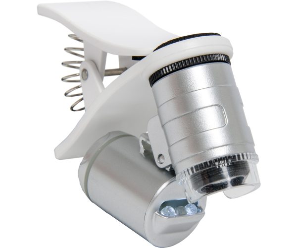 Aem60c 1 - active eye universal phone microscope, 60x, w/clamp