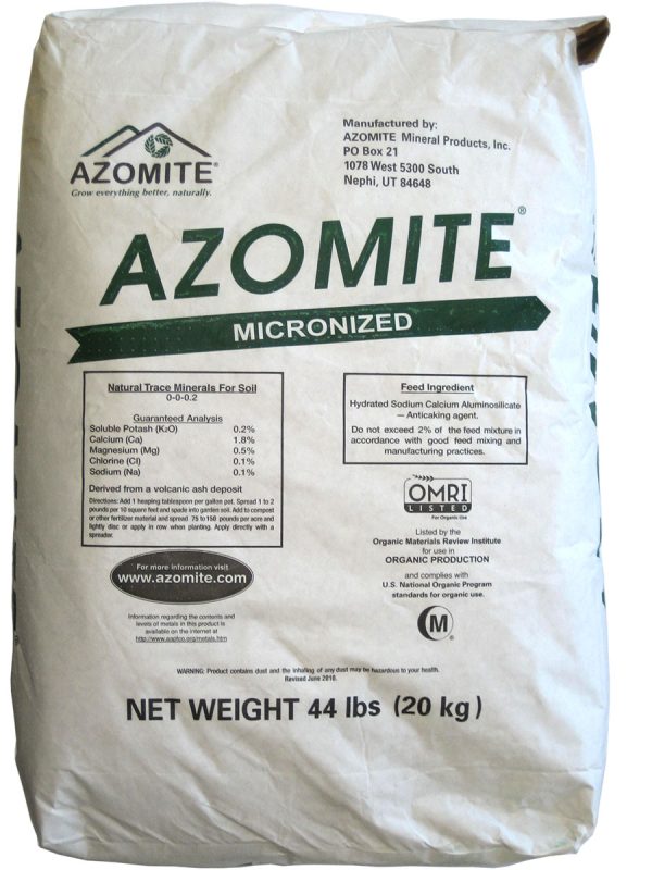 Am10044 1 - azomite micronized natural trace minerals, 44 lbs