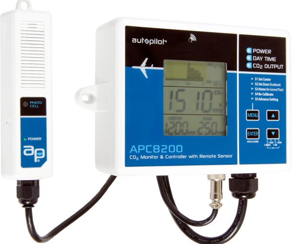 Apc8200 1 - autopilot co2 monitor & controller w/15' remote sensor