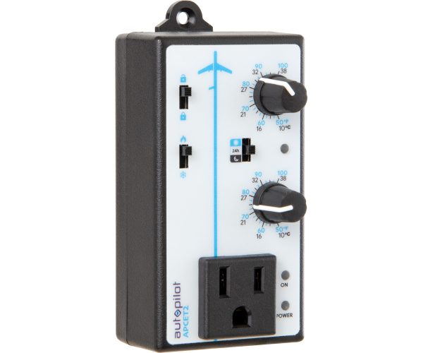 Autopilot 24 hr day & night cooling/heating thermostat