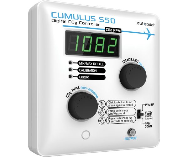 Autopilot cumulus s50 digital co2 controller