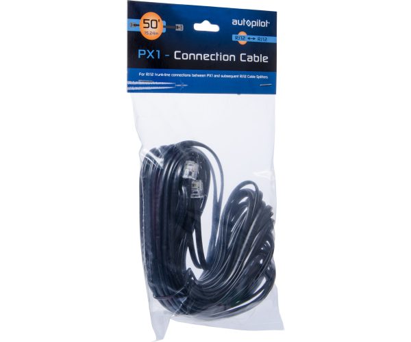 Px1 connection cable, rj12 to rj12, 50'