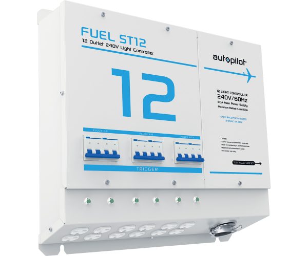 Fuel st12 light controller, 12 outlet, 240v, with single trigger
