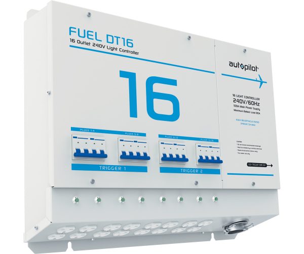 Fuel dt16 light controller, 16 outlet, 240v with dual triggers