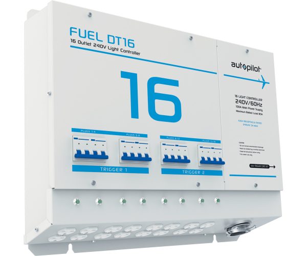 Apt0162 1 - fuel dt16 light controller, 16 outlet, 240v with dual triggers