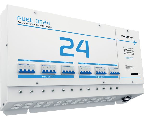 Fuel dt24 light controller, 24 outlet, 240v with dual triggers