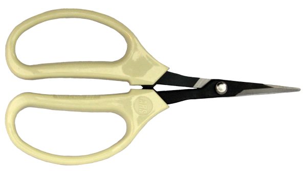 Ars cultivation scissors, straight carbon steel blade
