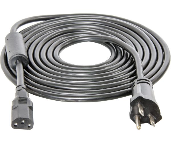 Bacd13 1 - power cord for phantom, phantom de, and xtrasun ballasts, 15', 240v, w/ferrite ring, awg 16/3