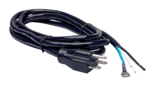 Bacd3 1 - power cord, 8', 240v, awg 16/3, nema 6-15p, ul