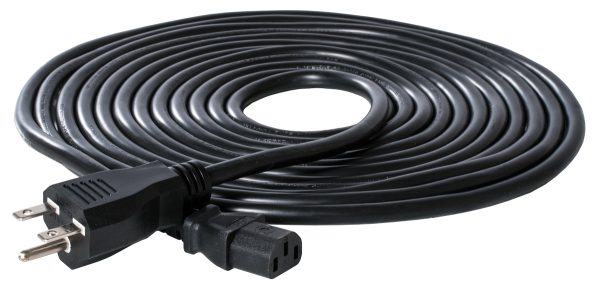 Ballast power cord, 20', 240v, awg 16/3
