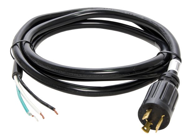 Power supply cord, 8', 480v, l8-20p, awg 14/3