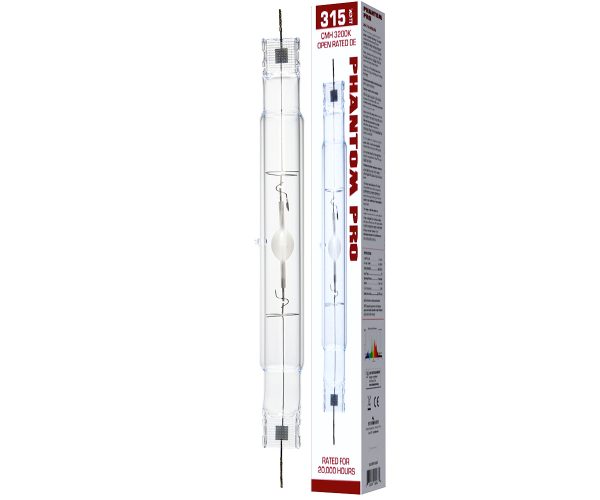 Phantom pro cmh 315w double-ended lamp, 3200k