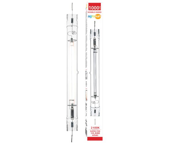 Agrosun double-ended high pressure sodium (hps) lamp, 1000w