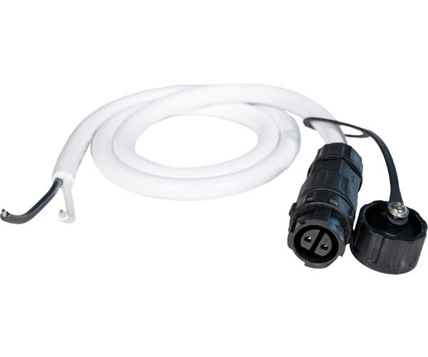 Photobio vp white cable harness, 18awg, 24" leads