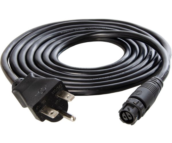 Chm882015b 1 - photobio v black cable harness, 18awg, 208-240v, cable w/6-15p, 8'