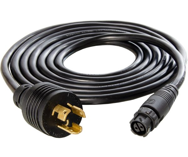 Photobio v black cable harness, 18awg, 277v, w/l7-15p, 8'