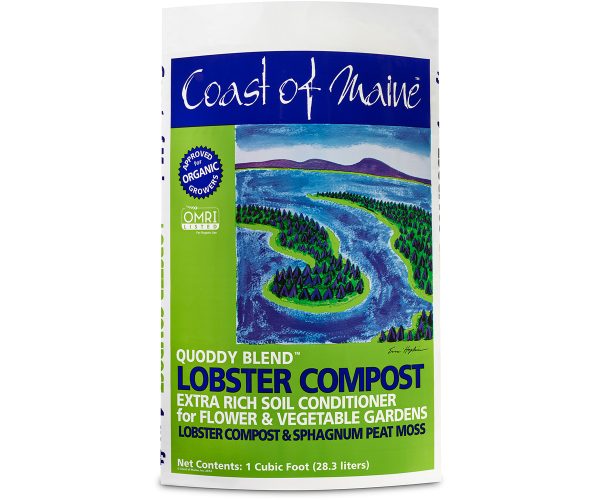 Coast of maine quoddy blend lobster compost, 1 cu ft