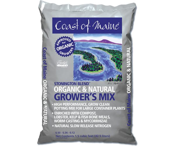 Coast of maine stonington blend organic growers mix, 1. 5 cu ft