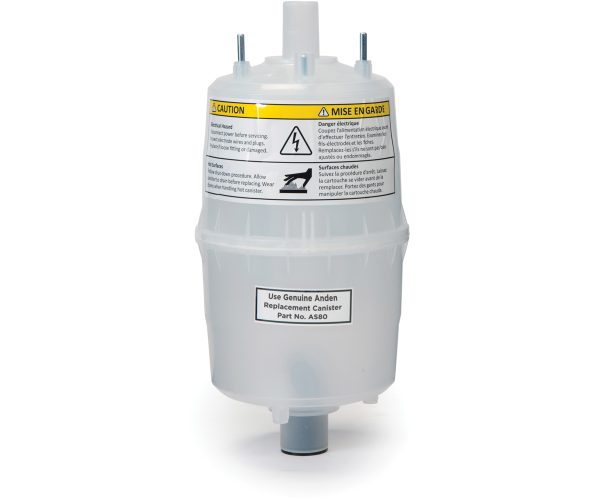Anden replacement steam canister with o-ring