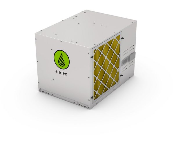 Anden grow-optimized industrial dehumidifier, 320 pints/day 240v