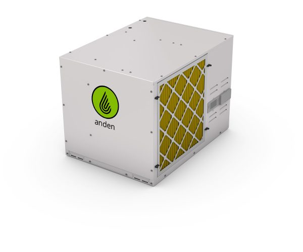 Anden grow-optimized industrial dehumidifier, 320 pints/day 277v