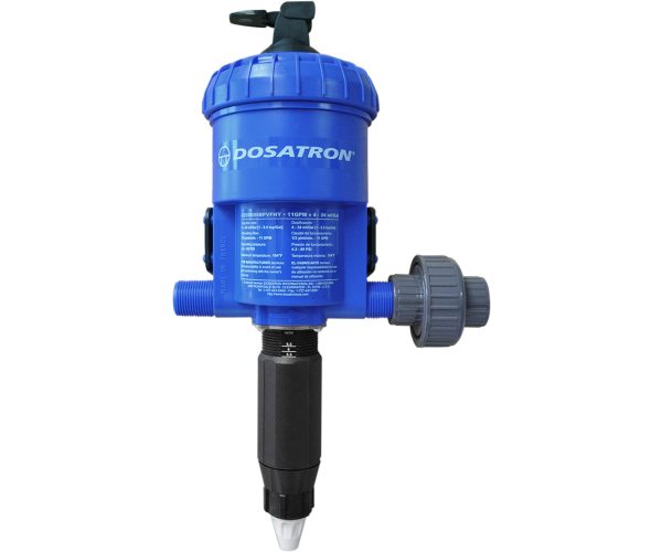 Dosatron water powered doser 11 gpm 1:1000 to 1:112, 3/4 in