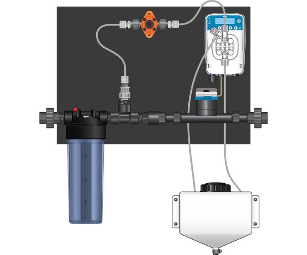 Dilution solutions (nds) micro-doser system, 3/4 in right to left (lo-flo)