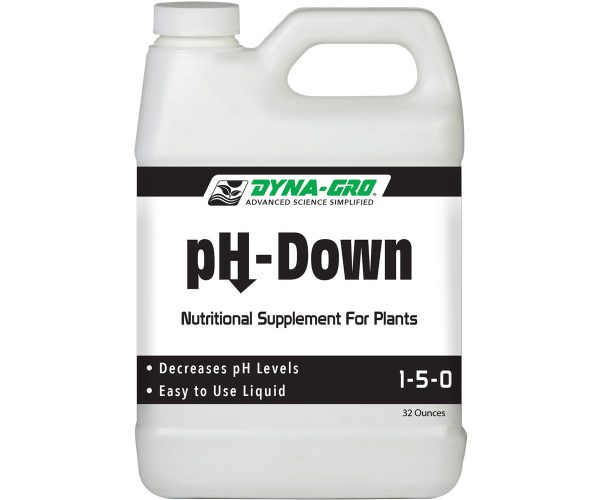 Dyphd032 1 - dyna-gro ph-down 1-5-0, 1 qt
