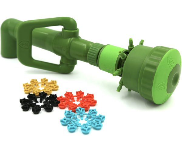 Floraflex qdps multi flow bubbler, elbow, 1"