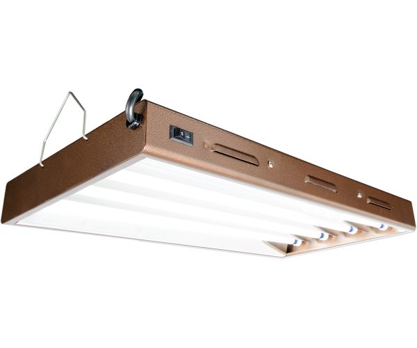 Agrobrite designer t5 96w 2' 4-tube fixture with lamps