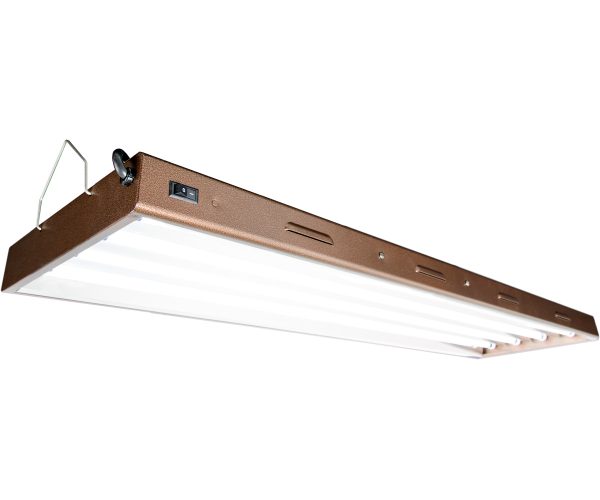 Agrobrite designer t5 216w 4' 4-tube fixture with lamps